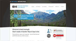 Desktop Screenshot of onlinedivorcecolorado.com
